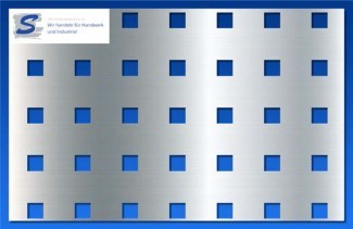 Strahlblech Edelstahl (quadrat) 